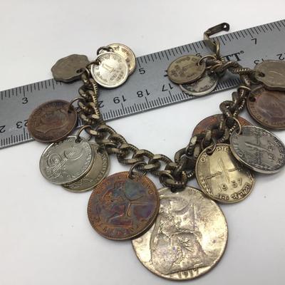 Vintage Coin Bracelet