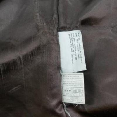 Andrew Marc Leather and Coyote Fur Jacket