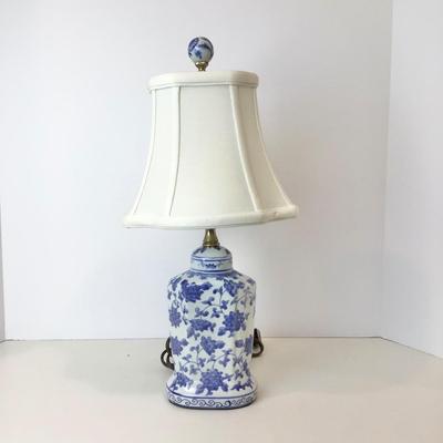 8201 Blue and White Pottery Lamp from Scully & Scully
