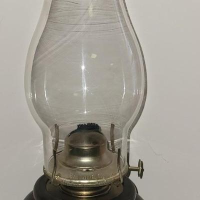 Wood turned Oil Lamp