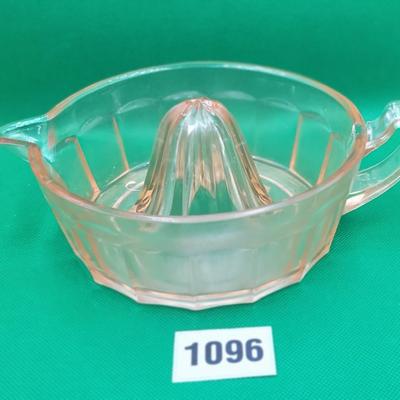 Vintage Depression Glass Juicer