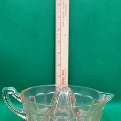 Vintage Depression Glass Juicer