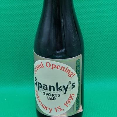 Spanky's Sports Bar Commemorative Bottle