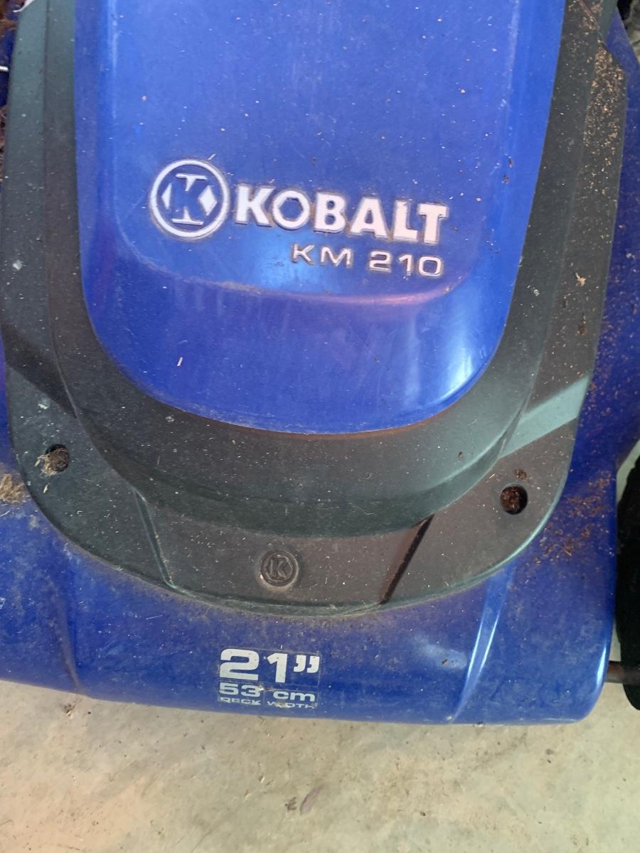 register kobalt mower