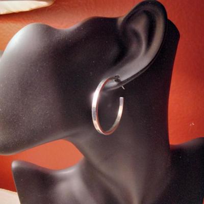 Sterling Silver Hoops