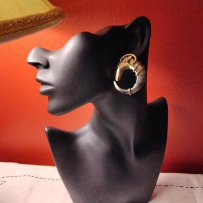Rams Head Post Earrings