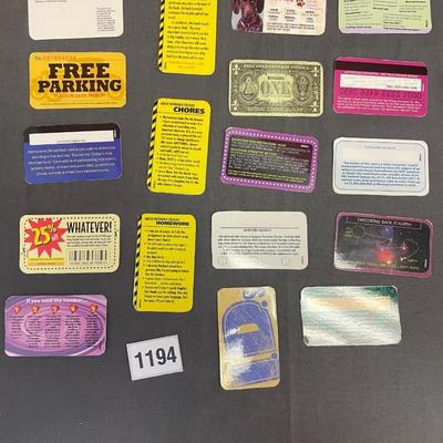 Funny collectible cards