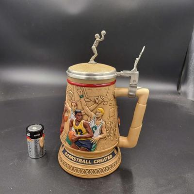 Vintage Avon Collectible A Century of Basketball Beer Stein with Lid
