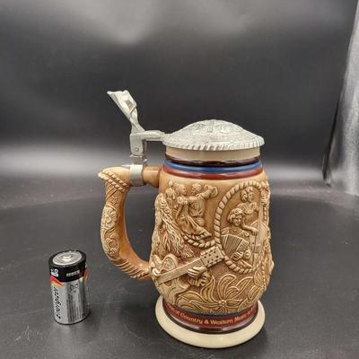 Vintage Avon Country and Western Music Cowboy Beer Stein