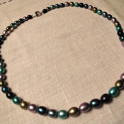 Honora 18" 5mm to 7.5 mm Graduated Pearl Necklace With Sterling Silver Clasp