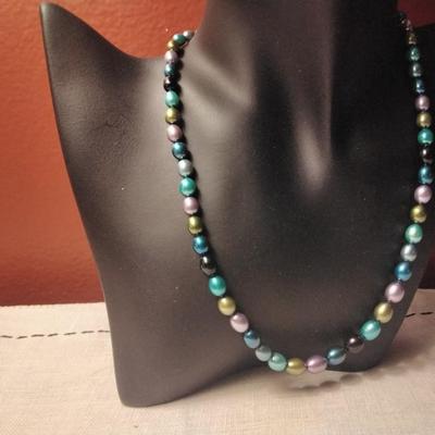 Honora 18" 5mm to 7.5 mm Graduated Pearl Necklace With Sterling Silver Clasp