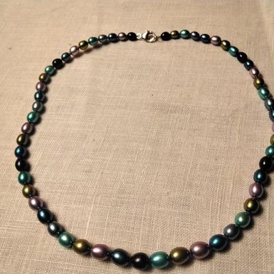 Honora 18" 5mm to 7.5 mm Graduated Pearl Necklace With Sterling Silver Clasp