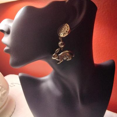 Beautiful Unique Rabbit Earrings