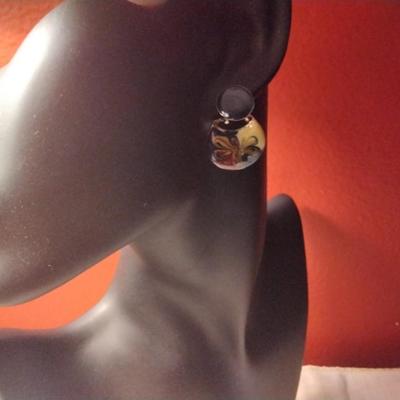 Stunning Enamel Earrings
