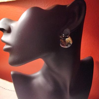 Stunning Enamel Earrings