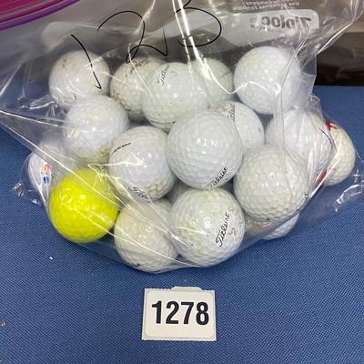 Titleist 1,2 & 3 25 Balls