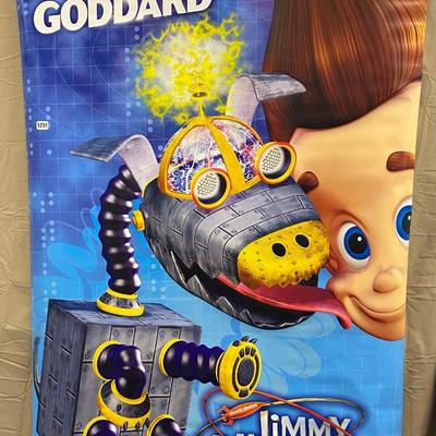 76â€ x 47â€ Canvas Jimmy Neutron Poster