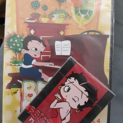 Betty Boop DVD/Deck of Cards Lot