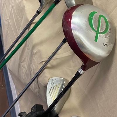 Golf clubs and Bag