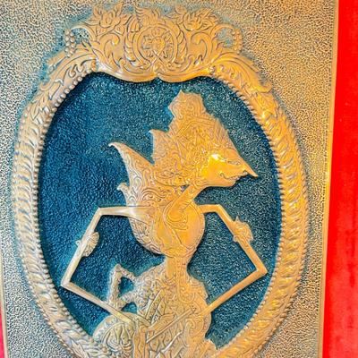 Trio of Hammered Metal Wall Art (FR-JM)
