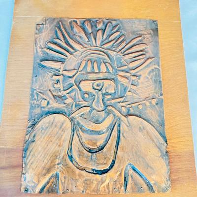 Trio of Hammered Metal Wall Art (FR-JM)