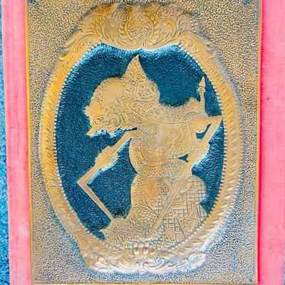 Trio of Hammered Metal Wall Art (FR-JM)