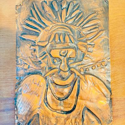 Trio of Hammered Metal Wall Art (FR-JM)