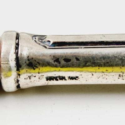 ANTIQUE STERLING HANDLED SERVING UTENSILS