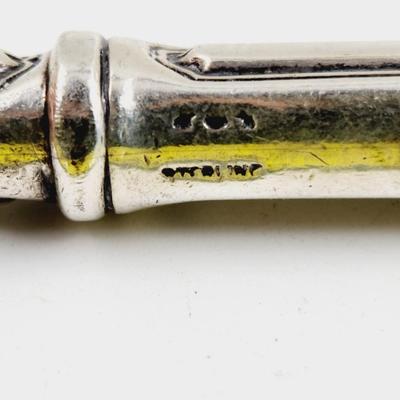 ANTIQUE STERLING HANDLED SERVING UTENSILS