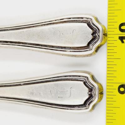 ANTIQUE STERLING HANDLED SERVING UTENSILS