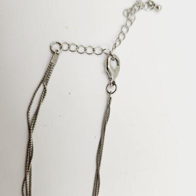 BEAUTIFUL HAND BLOWN GLASS MULTI TONED NECKLACE