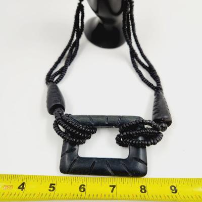WOODEN ECLECTIC DESIGNER NECKLACE