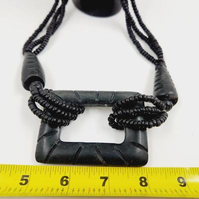 WOODEN ECLECTIC DESIGNER NECKLACE