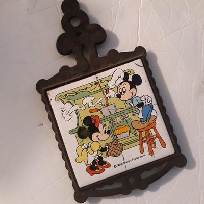 Vinrage Disney Mickey Mouse Trivet