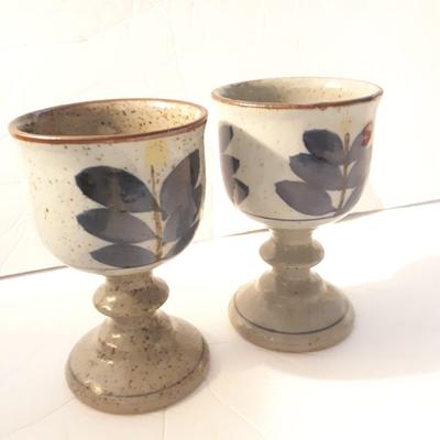 Stoneware Pottery Chalices- Vintage