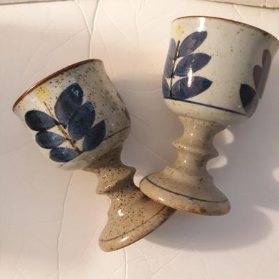 Stoneware Pottery Chalices- Vintage