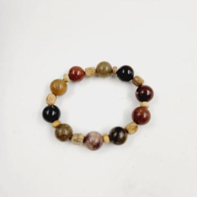 BEAUTIFUL MULTI COLOR JASPER STONE BRACELET