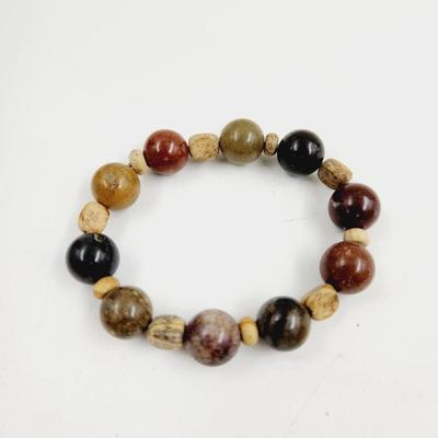 BEAUTIFUL MULTI COLOR JASPER STONE BRACELET