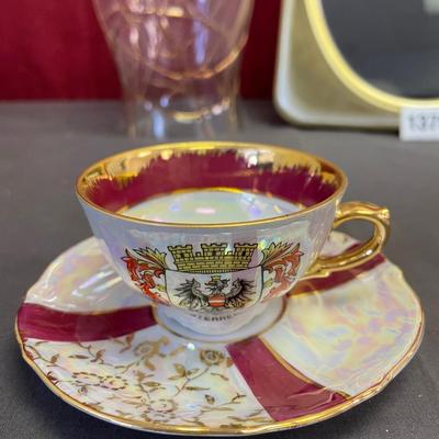 Teacup, frame decorative piece