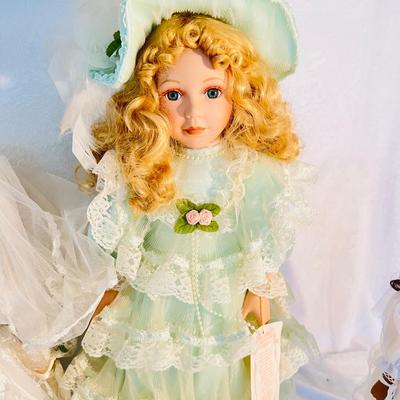 American Classic Porcelain Bride Dolls  (B3-JM)