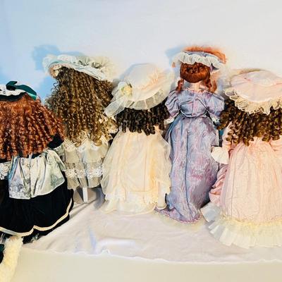 American Classic Porcelain Bride Dolls  (B3-JM)