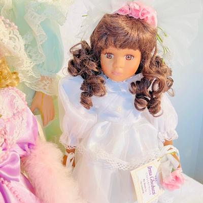 American Classic Porcelain Bride Dolls  (B3-JM)