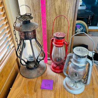 Lot of Oil Lamps