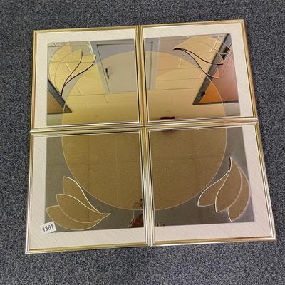 28 1/2â€x 28 1/2â€ 4 mirrors
