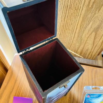 Box of office supplies
