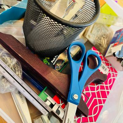 Box of office supplies
