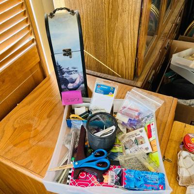Box of office supplies