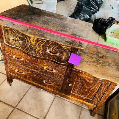 Tiger oak Wash stand/ Vanity