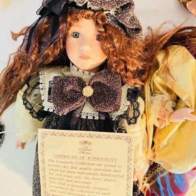 Beautiful Authentic Collector Porcelain Dolls  (BR3-JM)