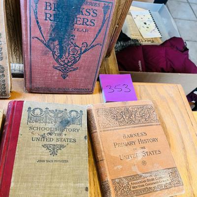 Lot of Vintage School Books